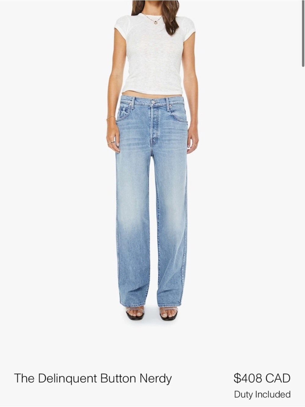 MOTHER Delinquent Wide leg jeans